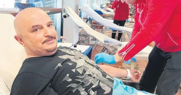 Kızıyla kan merkezine koştu
