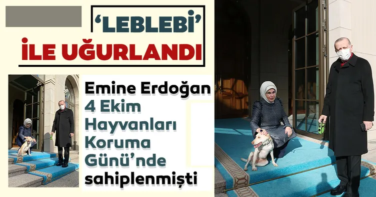 ‘Leblebi’ ile uğurladı
