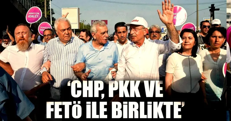 ‘CHP, PKK ve FETÖ ile birlikte’