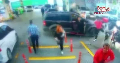 Eyüpsultan’da akaryakıt istasyonunda pompalı tüfekli saldırıyı marketteki polis engelledi! | Video