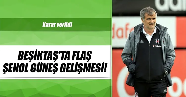 Beşiktaş, Şenol Güneş ile 2 yıllık sözleşme imzaladı