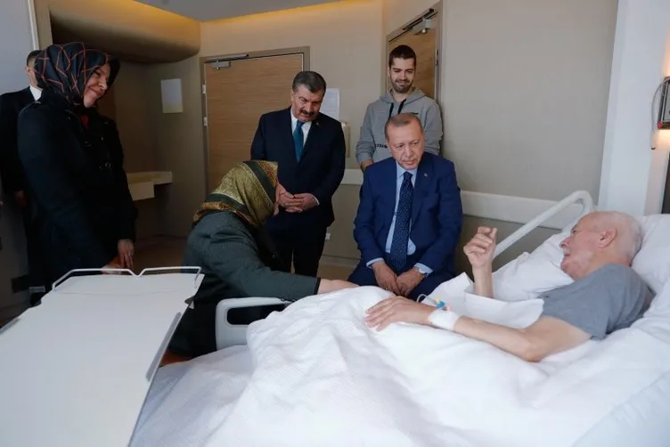 Başkan Erdoğan’dan Şevket Kazan’a ziyaret