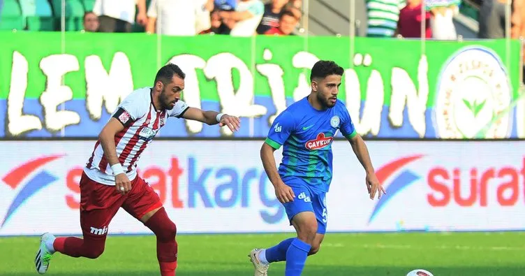 Rizespor ve Sivasspor puanları paylaştı!