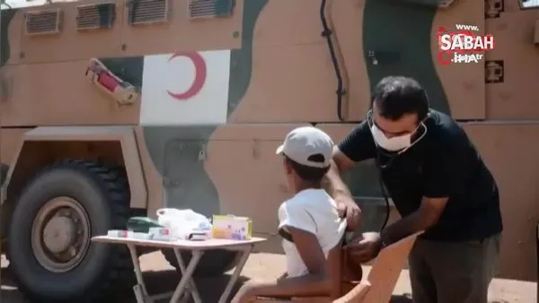 Mehmetçik Suriye halkının yanında olmaya devam ediyor | Video