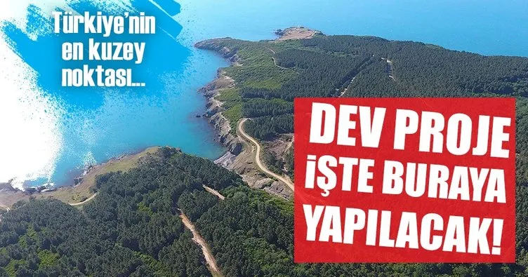 Sinop’ta nükleer santral kurulacak alan havadan görüntülendi