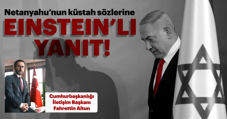 Fahrettin Altun'dan Netanyahu'ya sert tepki!