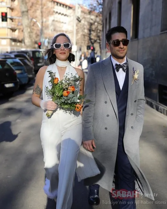 Geniş Aile’nin yıldızı Bora Akkaş Milano’da evlendi! Ünlü isimlerden yorum yağdı! İşte nikahtan kareler...