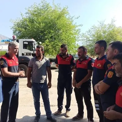 Pazaryeri Belediyesi itfaiye ekipleri Köyceğiz’den döndü