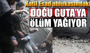 Katil Esad ablukasındaki Doğu Guta’ya ölüm yağıyor