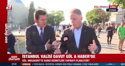 İstanbul Valisi Davut Gül A Haber’de! İstanbul’da yaşam daha kaliteli hale gelecek | Video