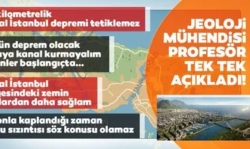 Son Dakika! Prof. Dr. Şener Üşümezsoy: 40 kilometrelik  ’Kanal İstanbul’ depremi tetiklemez