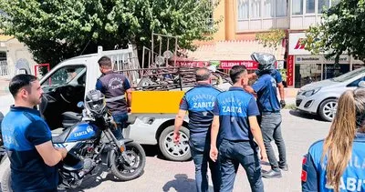 İzinsiz atık toplayanların arabasına el konuldu #sanliurfa