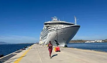 Bahamalar bayraklı gemi Bodrum’a 556 yolcusuyla geldi