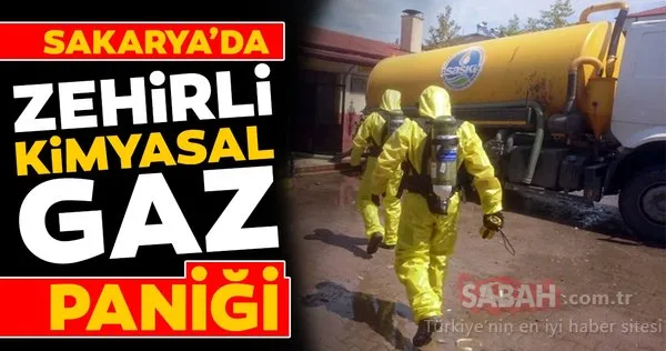 Sakarya'da 'zehirli gaz' paniği