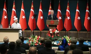 Cumhurbaşkanı Erdoğan İl Müftülerini kabul etti