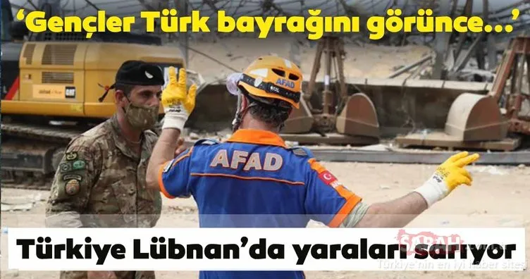 Türkiye Lübnan’da yaraları sarıyor!