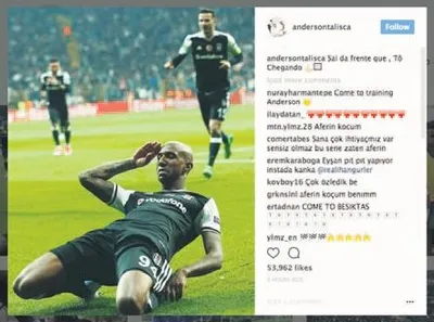 Talisca sosyal medyadan mesaj yolladı - 1