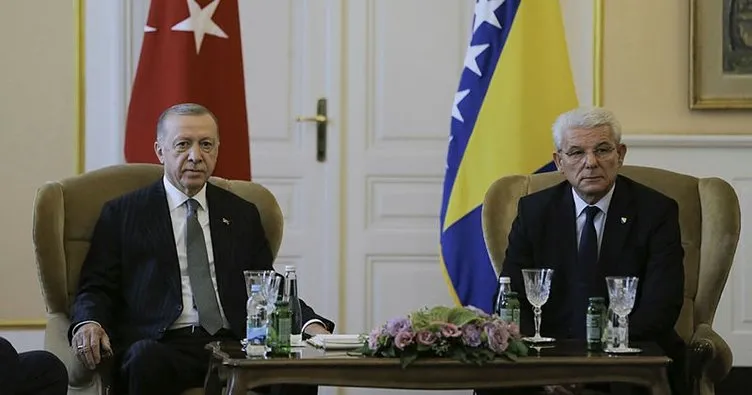 Başkan Erdoğan, Bosna Hersek Devlet Başkanlığı Konseyi Başkanı Caferoviç’le görüştü
