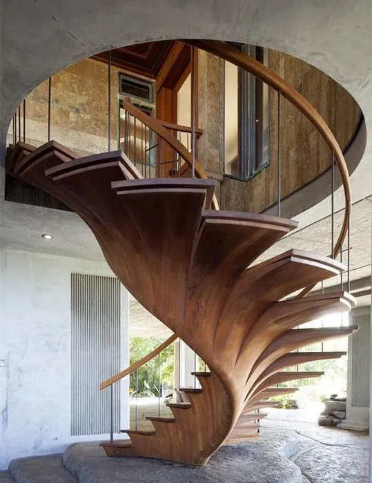 Bu merdivenlerin tasarımı hayran bırakıyor