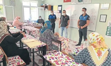 Polisten camide kadınlara seminer