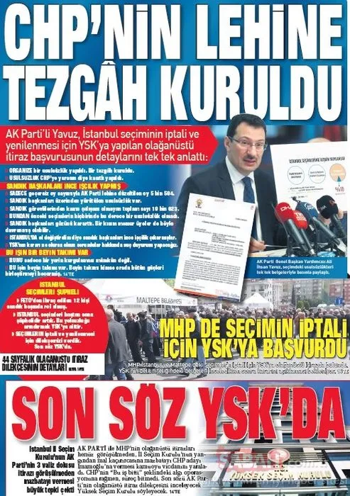 Türkiye İstanbul seçimlerindeki şaibe skandalını SABAH'tan okudu!