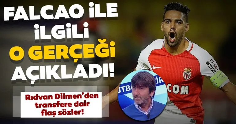 Rıdvan Dilmen, Galatasaray-Konyaspor maçını yorumladı, Falcao için konuştu!