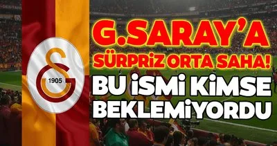 Transferde son dakika: Galatasaray’a sürpriz orta saha! Bu ismi kimse beklemiyordu