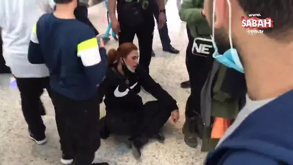 Havalimanında çocuğu kaybolan anne fenalık geçirdi  | Video