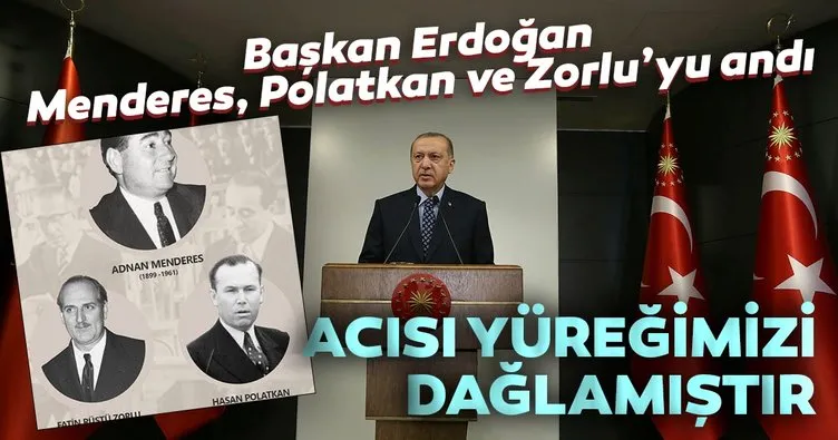 Başkan Erdoğan Menderes’in idam yıldönümü nedeniyle mesaj yayımladı:
