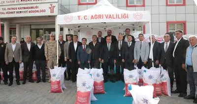Patnos'ta bitkisel üretim artıyor projesi ile çiftçilere 300 ton tohum dağıtıldı #agri