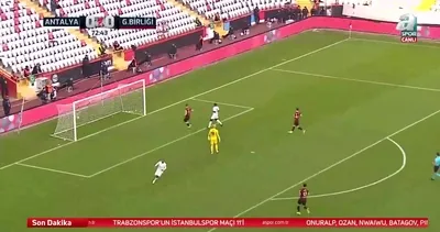 Antalyaspor 0-1 Gençlerbirliği MAÇ SONUCU-ÖZET
