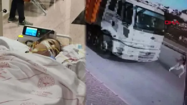 Antalya'da kamyonun ezdiği 9 yaşındaki Mahra'nın yaşam savaşı sürüyor... | Video