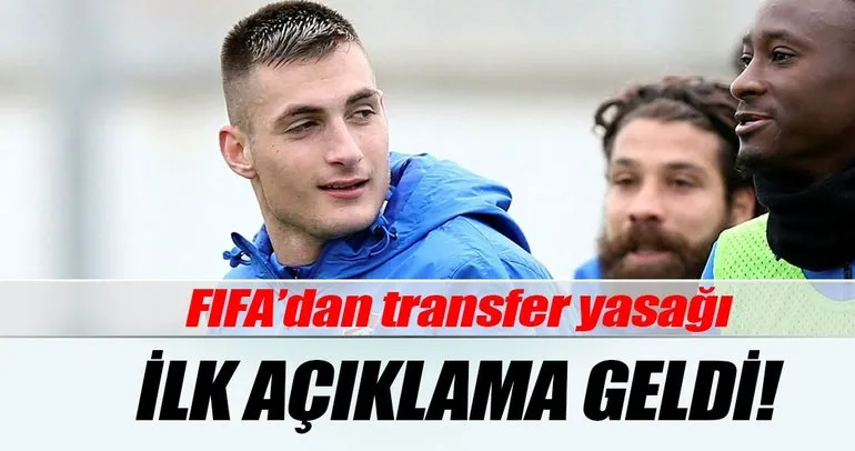Trabzonspor’dan transfer yasağı ile ilk açıklama!