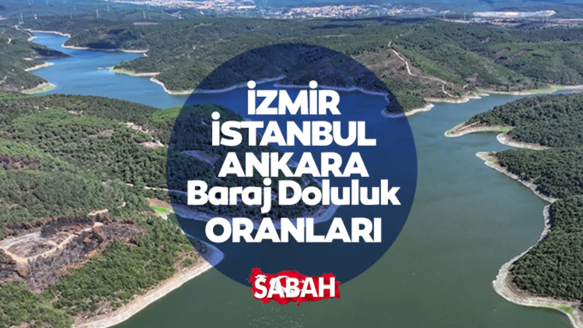 GÜNCEL BARAJ DOLULUK 1 MAYIS 2026: İstanbul, Ankara, İzmir... baraj doluluk oranları nedir, yüzde kaç?