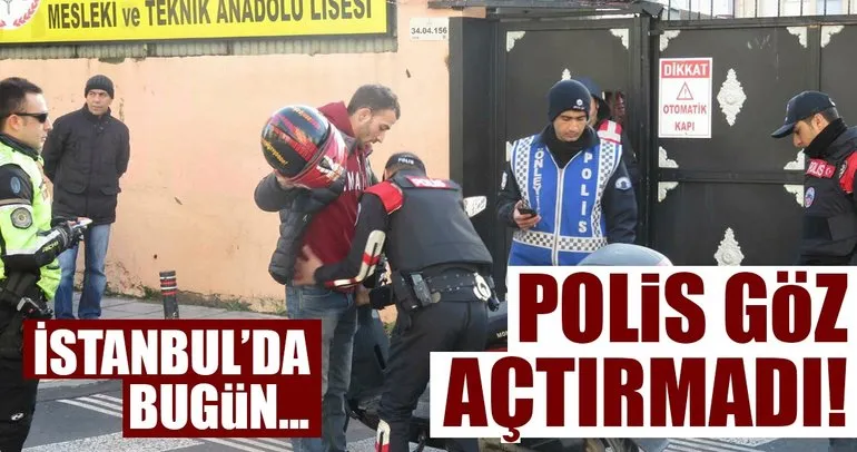 İstanbul’da okul önlerinde polis denetimi