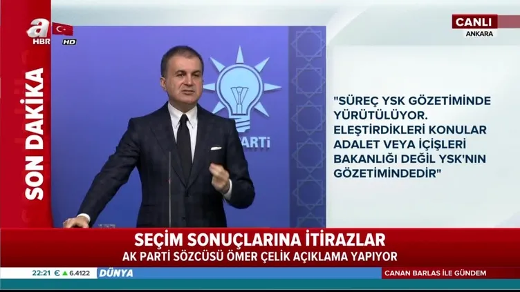 Ömer Çelik'ten İmamoğlu'na sert tepki