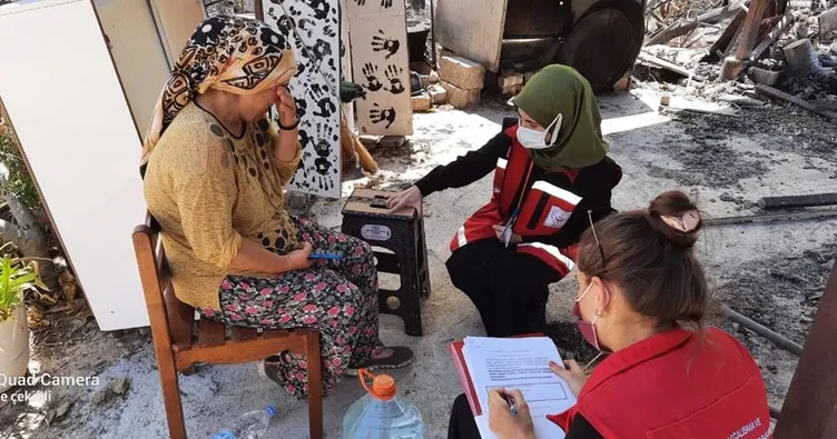 Yangın felaketine psikososyal destek