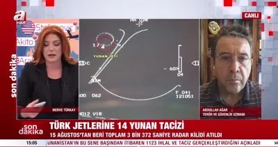 Türk jetlerine 14 kez Yunan tacizi! Abdullah Ağar konuyu A Haber’de değerlendirdi | Video
