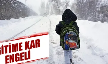 Kırklareli’de eğitime kar engeli