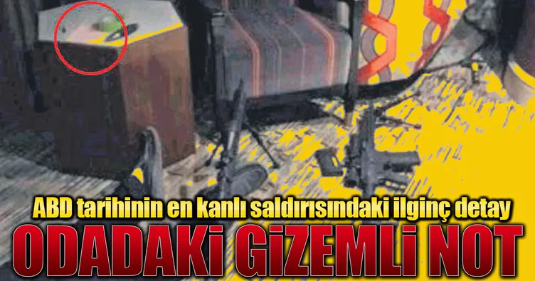 Odadaki notun gizemi