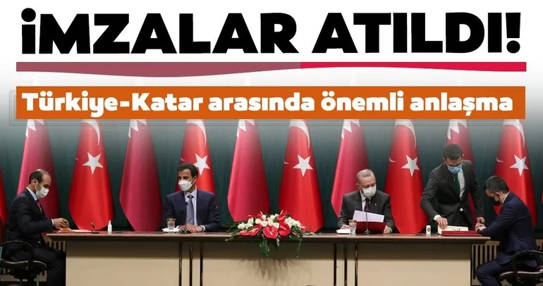 Son dakika | Türkiye ve Katar arasında önemli anlaşma! Ve imzalar atıldı...