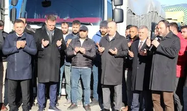 Bakan Çavuşoğlu, Alanya’da yardım konvoyunun duasına katıldı