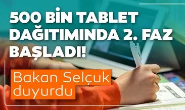 Son Dakika Haberler: Bakan Selçuk duyurdu! Milli Eğitim Bakanlığı ücretsiz tablet dağıtımında ikinci faz başladı