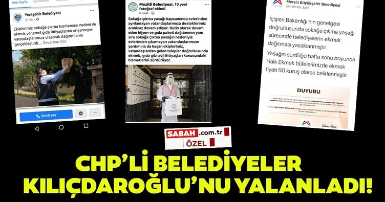 CHP’li belediyeler, “Ekmek dağıtımı yasaklandı” yalanını gözler önüne serdi!