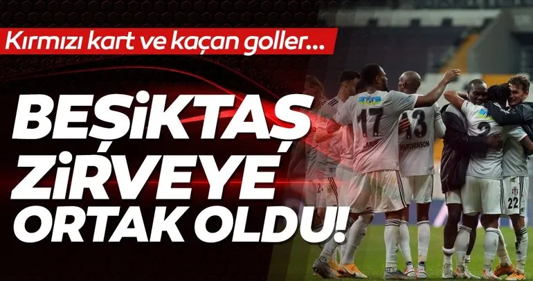 SON DAKİKA: Beşiktaş, 10 kişi kaldığı maçta Konyaspor’u tek golle mağlup etti!