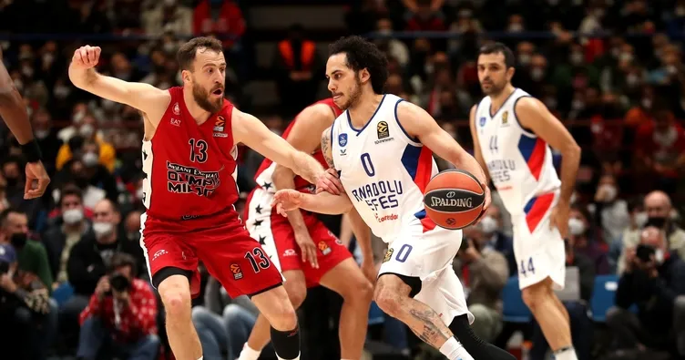 Anadolu Efes deplasmanda Olimpia Milano’ya mağlup oldu