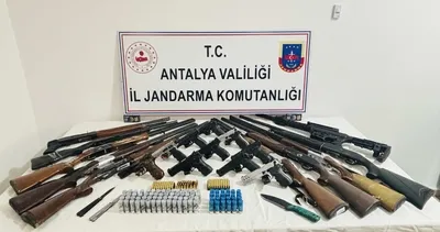 Antalya’da ruhsatsız silah operasyonu