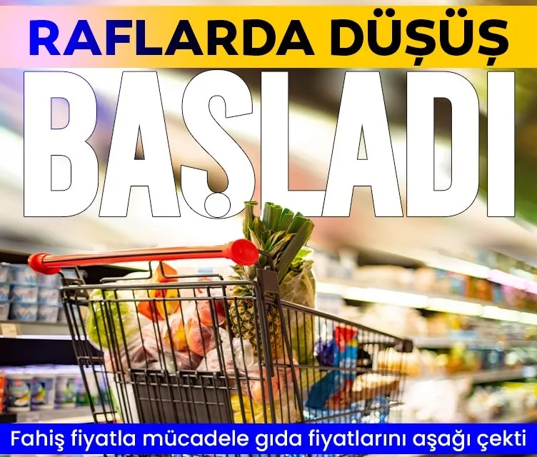 Raflarda düşüş başladı