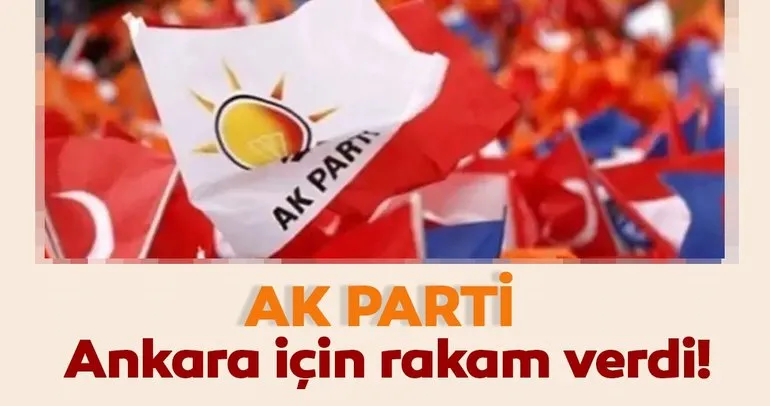 AK Parti’den Ankara için son seçim anketi açıklaması