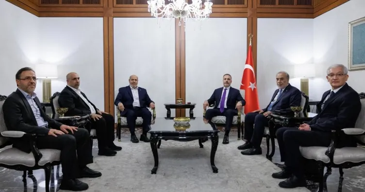 Bakan Fidan Hamas heyetiyle görüştü